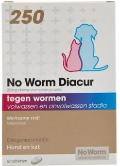 No Worm Diacur 500 Ontworming Hond En Kat 10 Tabletten -Hondenartikelen Serie Winkel 867x1200