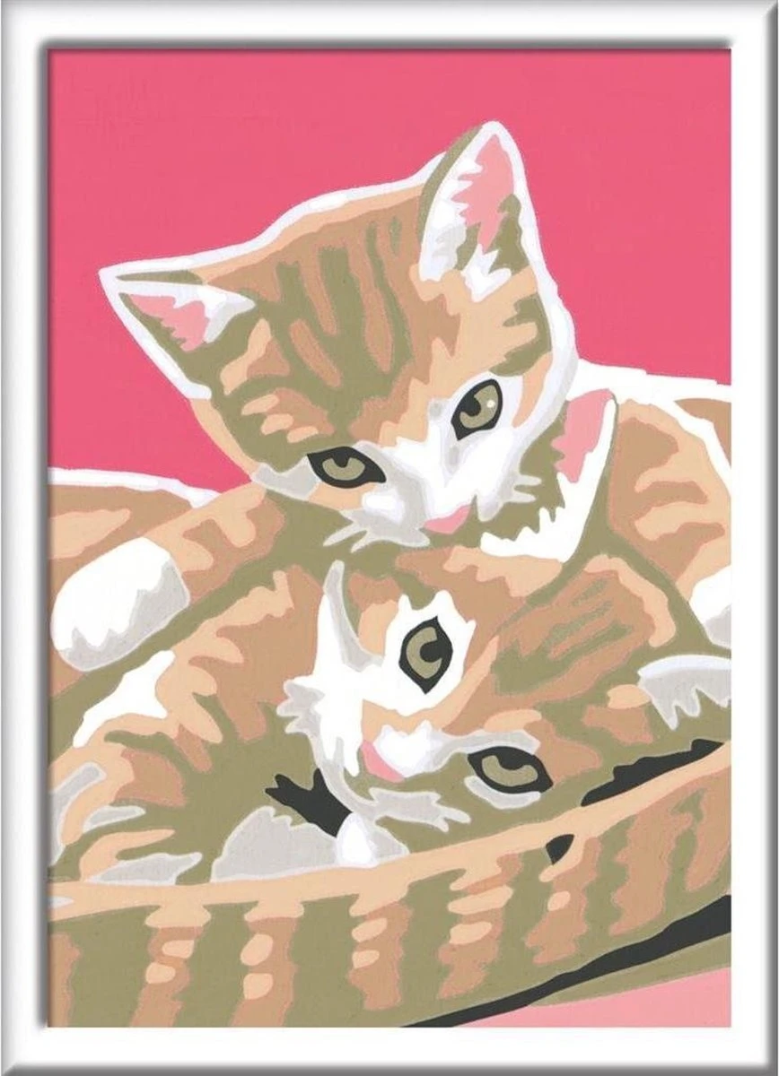 Ravensburger Schilder Op Nummer 3in1 Set Dieren 4 Ravensburger Schilder Op Nummer 3in1 Set Dieren - Afbeelding 2