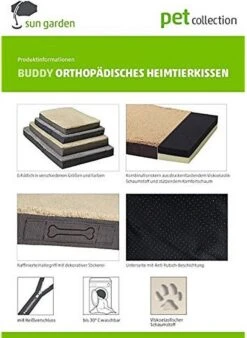 Sun Garden Buddy Orthopedisch Hondenkussen 140x100x10cm 13 Sun Garden Buddy Orthopedisch Hondenkussen 140x100x10cm -Hondenartikelen Serie Winkel 876x1200 3