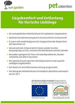 Sun Garden Buddy Orthopedisch Hondenkussen 120x72x10cm Antraciet -Hondenartikelen Serie Winkel 877x1200 1