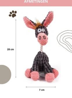 Honden Knuffel - Set Van 2 - Hondenspeelgoed Met Piep - Honden En Katten - Ezel En Giraf - Sellaio -Hondenartikelen Serie Winkel 881x1200 4