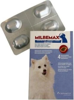 Elanco Milbemax Kauwtablet Hond - Anti Wormenmiddel - 12 G 4 Stuks 1 Tot 5 Kg -Hondenartikelen Serie Winkel 892x1200 2