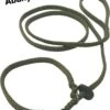 Abany Quality Design 1.80 Mtr Jachtgroen - Jachtlijn - Dubbele Stop - Retrieverlijn - Gentle Leader - Lijn Leiband Met Halsband - Sliplijn Met Stop – Half Slip - Puppylijn - Vanglijn - Mantrailing - 1R1909 -Hondenartikelen Serie Winkel 894x1200 12