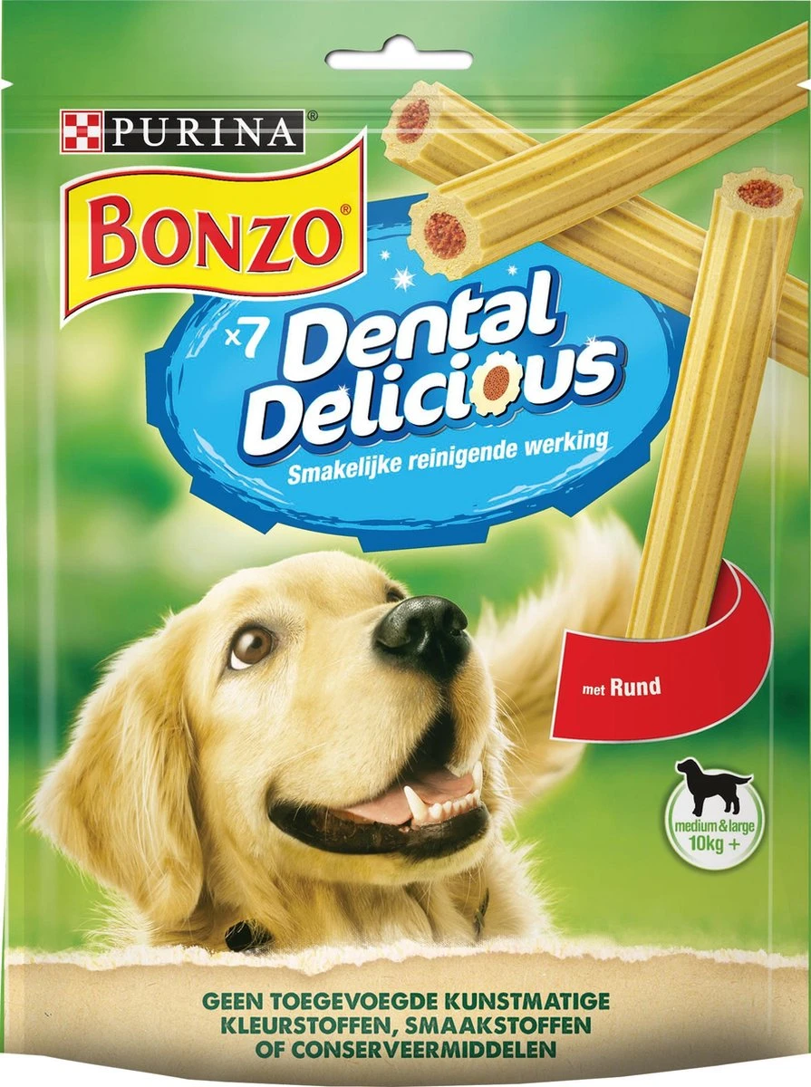 Bonzo Dental Delicious - Hondensnacks Rund - 6 X 200 G 8 Bonzo Dental Delicious - Hondensnacks Rund - 6 X 200 G - Afbeelding 6