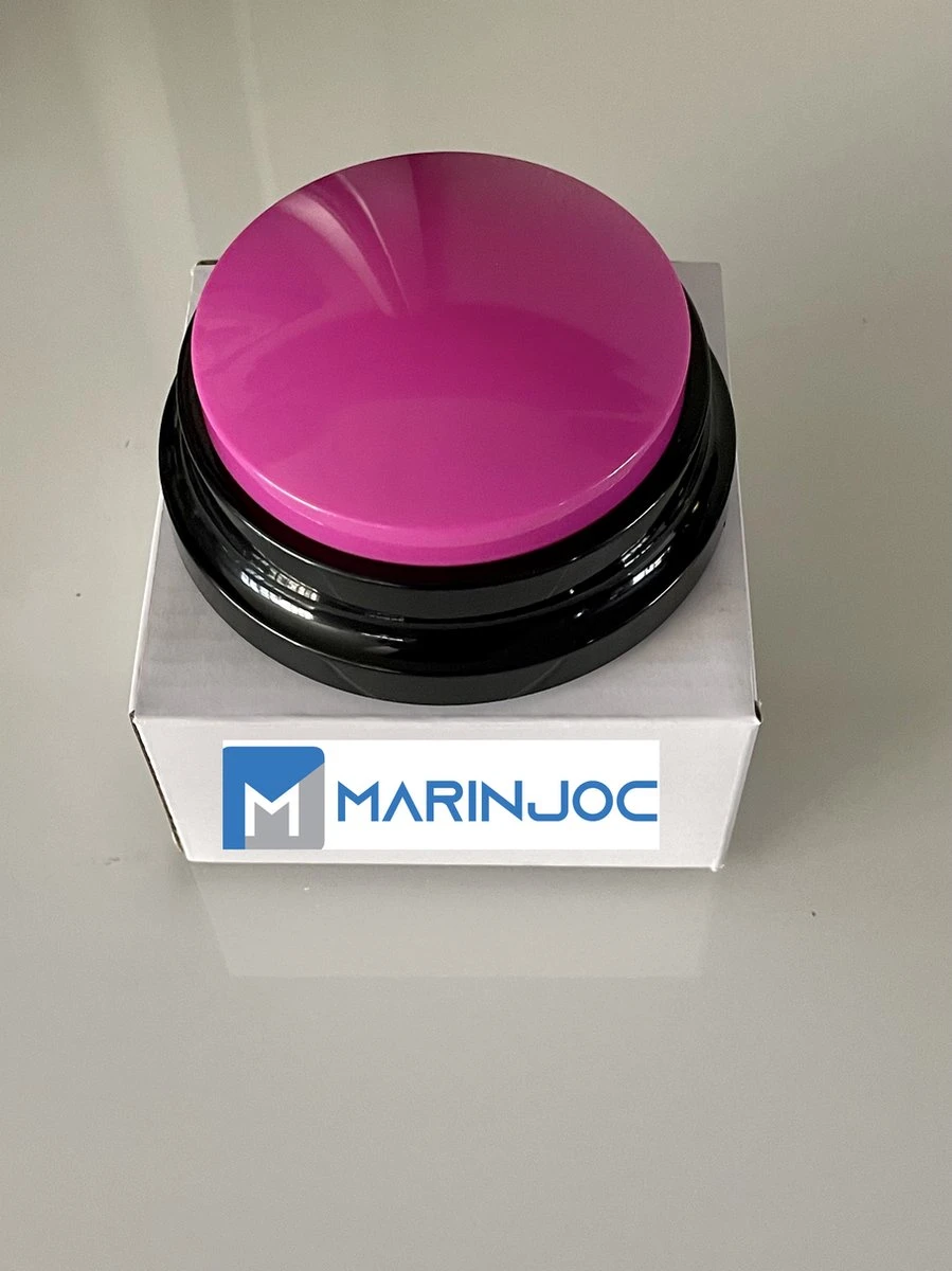 Marinjoc - Honden Praatknop - 1 Stuks Praatknop - Roze - Honden Training - Honden Knop Inspreekbaar - Soundbutton Met Geluid - Kerst - Schoen Cadeautje - Sinterklaas - Opneembare Knop - Honden Speelgoed - Huisdier - Gezelschapspel - 1 Knop 5 Marinjoc - Honden Praatknop - 1 Stuks Praatknop - Roze - Honden Training - Honden Knop Inspreekbaar - Soundbutton Met Geluid - Kerst - Schoen Cadeautje - Sinterklaas - Opneembare Knop - Honden Speelgoed - Huisdier - Gezelschapspel - 1 Knop - Afbeelding 3