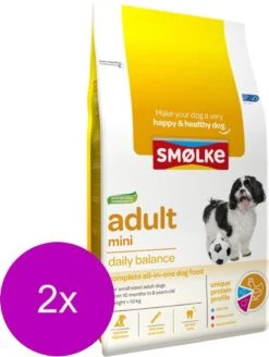 Smolke Adult Mini - Hondenvoer - 2 X 3 Kg -Hondenartikelen Serie Winkel 904x1200