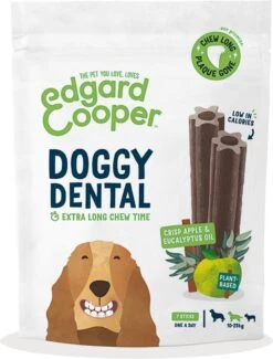 Edgard & Cooper Doggy Dental Sticks Appel - Eucalyptusolie Medium -Hondenartikelen Serie Winkel 911x1200 2