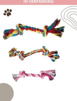 Speeltouw Hond - 3 Stuks - Speelgoed Hond - Flostouw - Hondenspeelgoed - Puppy - Trektouw -Hondenartikelen Serie Winkel 912x1200 8
