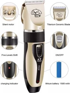Complete Hondentondeuse Set - Draadloos Tondeuse - Scheerapparaat Voor Je Hond Of Kat - Huisdier Trimmer - Professionele Dierentondeuse - Dieren Verzorging - -Hondenartikelen Serie Winkel 913x1200 11