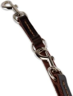 Multifunctionele Hondenriem - 220cm - Bruin - Leren Hondenriem - 100% Volnerfleer - Hondenriem Leer - Leiband Hond -Hondenartikelen Serie Winkel 913x1200 12