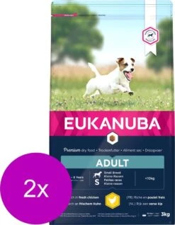 Eukanuba Adult Small Breed Kip - Hondenvoer - 2 X 3 Kg -Hondenartikelen Serie Winkel 933x1200 2