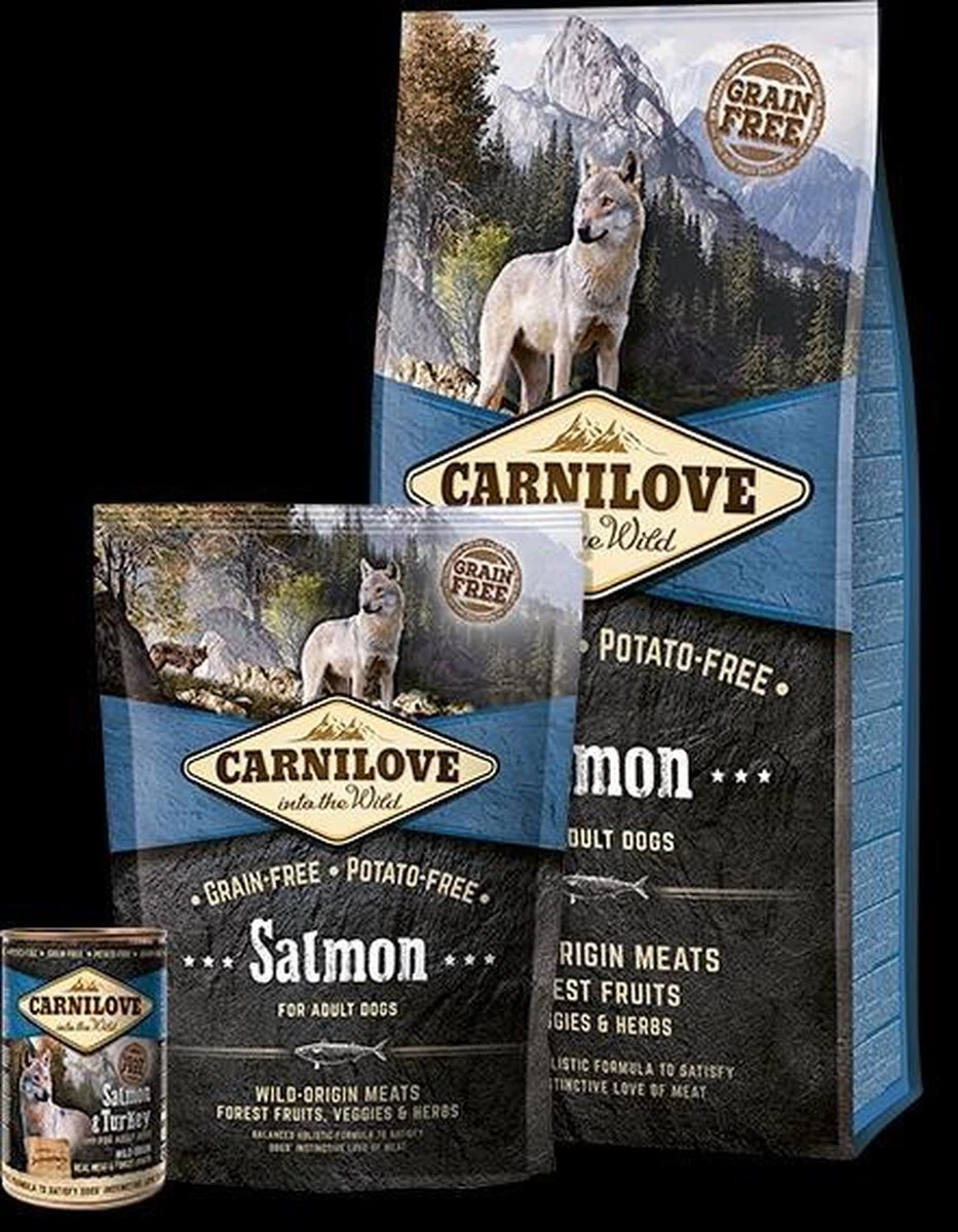 Carnilove Adult Granenvrij Hondenvoer Zalm 12kg Met 70% Vis! 8 Carnilove Adult Granenvrij Hondenvoer Zalm 12kg Met 70% Vis! - Afbeelding 6