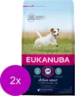 Eukanuba Adult Small Breed Kip - Hondenvoer - 2 X 3 Kg -Hondenartikelen Serie Winkel 937x1200