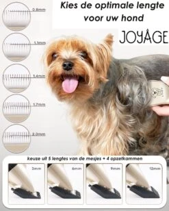 Joyage Professionele Hondentondeuse Voor Dikke Vacht – Honden Tondeuse & Hondentrimmer Tondeuse – Stille Tondeuse Katten & Honden Trimset Lang Haar – Trimmer Hond - Hondentondeuse Draadloos - Tondeuse Voor Honden - Tondeuse Hond Dikke Vacht -Hondenartikelen Serie Winkel 962x1200 2