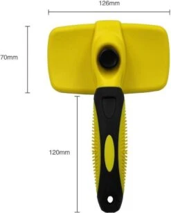 ElegaPet Hondenborstel Groen - Hondenhaar Verwijderen - Kat En Hondenkam - Slickerborstel Hond En Kat - Groomer - Ondervacht Kam Hond - Borstel Hond - Hondenborstel Langharig En Kortharig - Slickerborstel - Anti Klit/Knopen/Huidschilfers -Hondenartikelen Serie Winkel 964x1200 5