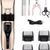 PetGoods Hondentondeuse - 10 Delige Set - Katten & Honden - Draadloos - Low Noise - Incl. Schaar, Nagelknipper, Vijl & Kam 1 PetGoods Hondentondeuse - 10 Delige Set - Katten & Honden - Draadloos - Low Noise - Incl. Schaar, Nagelknipper, Vijl & Kam -Hondenartikelen Serie Winkel 964x1200 6