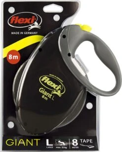 Flexi Giant Tape - Hondenriem - Zwart/Geel - L - 8 Meter - Voor Honden Tot 50 Kg -Hondenartikelen Serie Winkel 968x1200 3