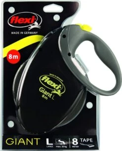 Flexi Giant Tape - Hondenriem - Zwart/Geel - L - 8 Meter - Voor Honden Tot 50 Kg -Hondenartikelen Serie Winkel 969x1200 5