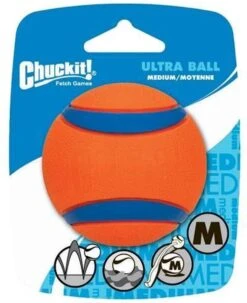 Chuckit! Ultra Ball XL – Honden Speelgoed – Ø 9 Cm – Oranje/Blauw – Apporteerspeelgoed – 1-Pack -Hondenartikelen Serie Winkel 979x1200 7
