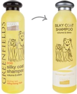 Greenfields Hondenshampoo Voor Langharige Vacht - Zorgt Voor Een Zijdezachte Glanzende Vacht - Inhoud 270 Ml - Hondenshampoo Langharige Vacht -Hondenartikelen Serie Winkel 987x1200