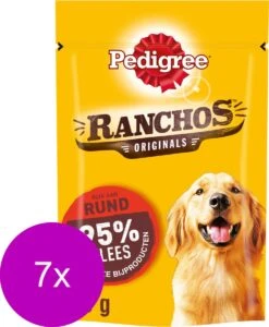 Pedigree Ranchos Original Hondensnacks - Rund - 7 X 70 Gr 7 Pedigree Ranchos Original Hondensnacks - Rund - 7 X 70 Gr -Hondenartikelen Serie Winkel 989x1200