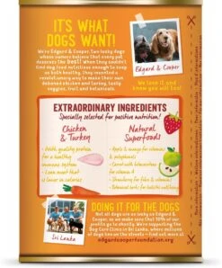 Edgard & Cooper Kip & Kalkoen Blik - Voor Volwassen Honden - Hondenvoer - 12 X 400g 15 Edgard & Cooper Kip & Kalkoen Blik - Voor Volwassen Honden - Hondenvoer - 12 X 400g -Hondenartikelen Serie Winkel 996x1200 10