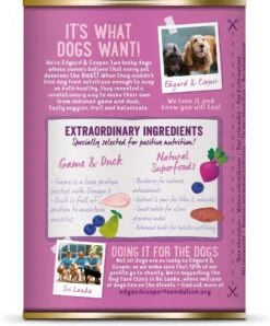 Edgard & Cooper Wild & Eend Blik - Voor Volwassen Honden - Hondenvoer - 12 X 400g -Hondenartikelen Serie Winkel 996x1200 12