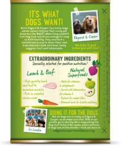 Edgard & Cooper Lam & Rund Blik - Voor Volwassen Honden - Hondenvoer - 12 X 400g -Hondenartikelen Serie Winkel 996x1200 2